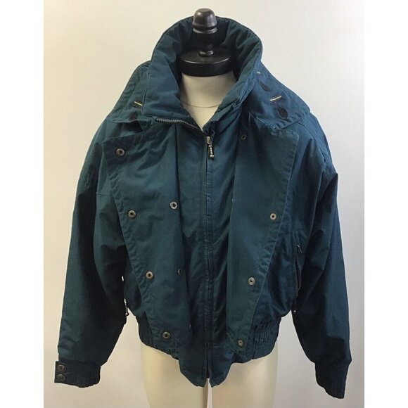 Womans Nordica Sport System Green Ski Jacket Size 6